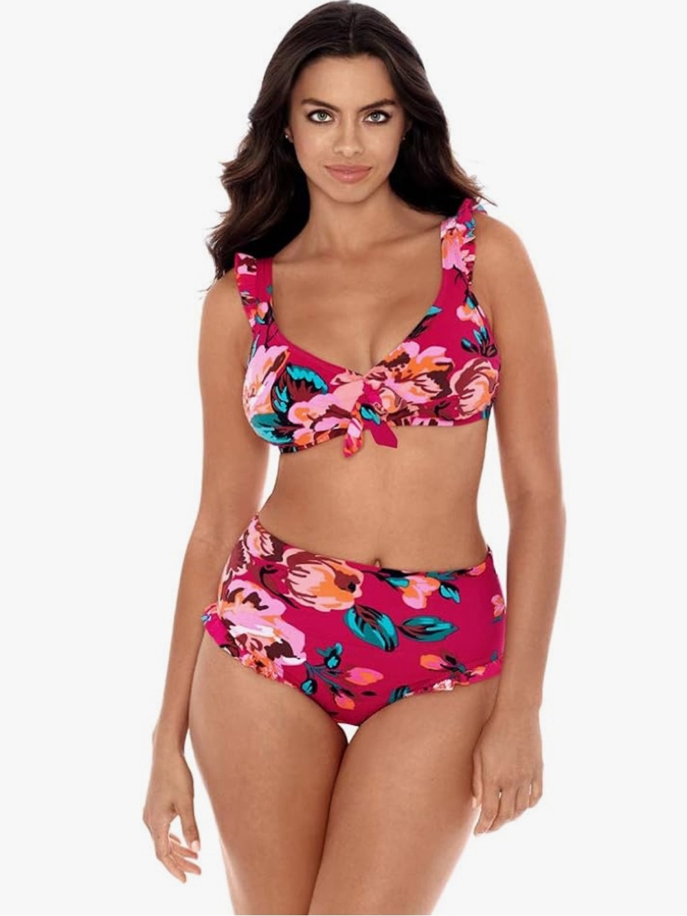 Skinny Dippers Daisy Mae Scoop Neck
Soft Cup Top & Hot House Daisy Duke Bottom